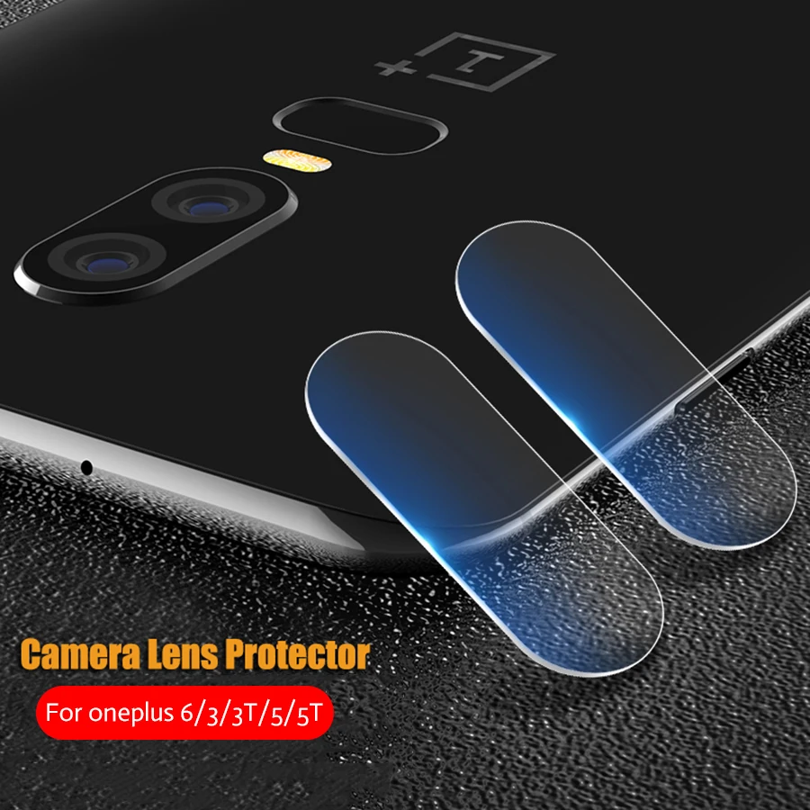 Back Camera Lens Tempered Glass on For Oneplus 6 5T 3T One plus 5 3 T 1