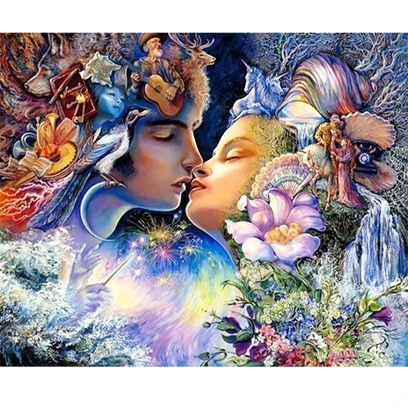 Famous painter Josephine Wall Fantasy Art Illustration FULL DIY diamondembroidery mosaic pattern
