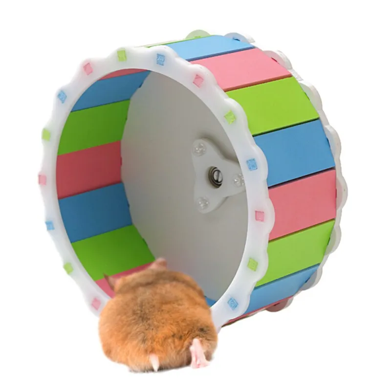 Бесшумный роллер хомяк игрушки mute беговое колесо, колесо для хомяка бесшумное колесо для хомяка с расстоянием