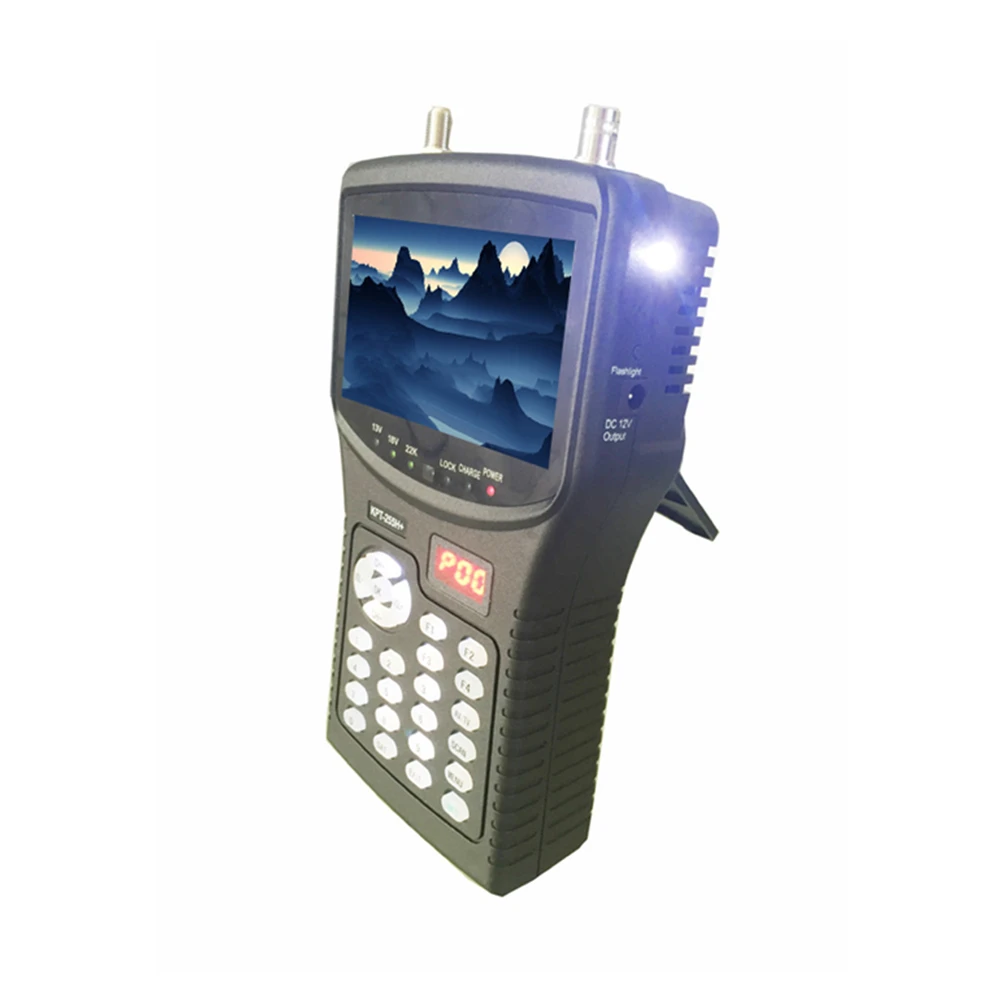 KPT 255H + AHD 4 3 дюймов ручной DVB S2 MPEG4 спутниковый Finder монитор поддерживает MP4 видео palyer