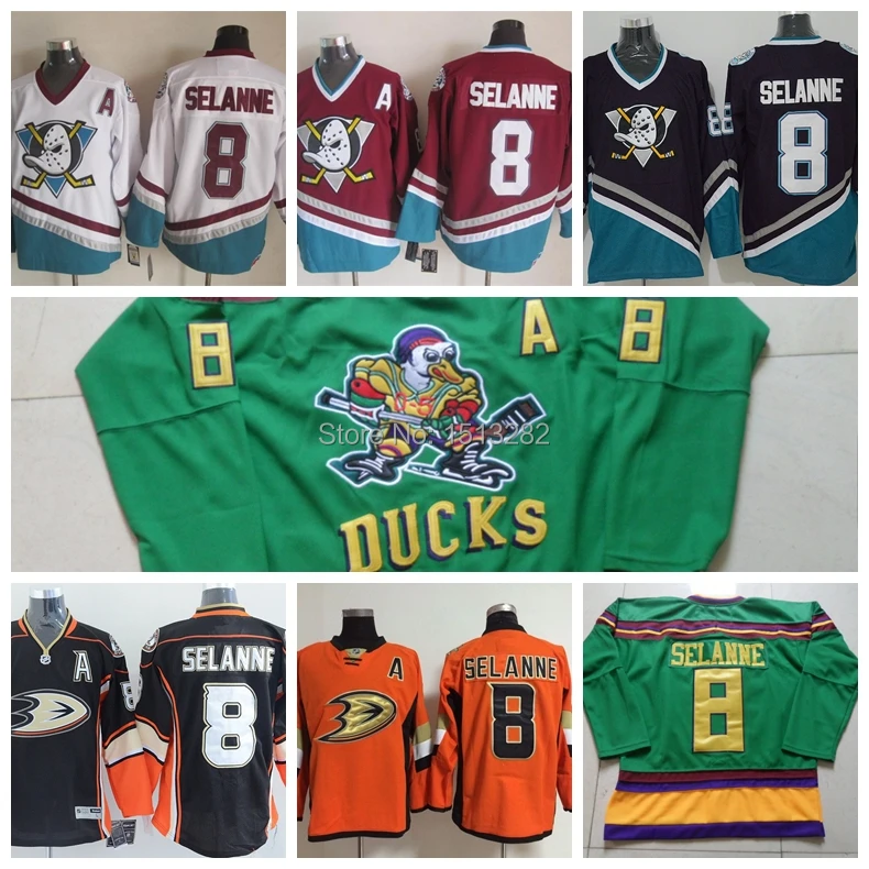 teemu selanne mighty ducks jersey