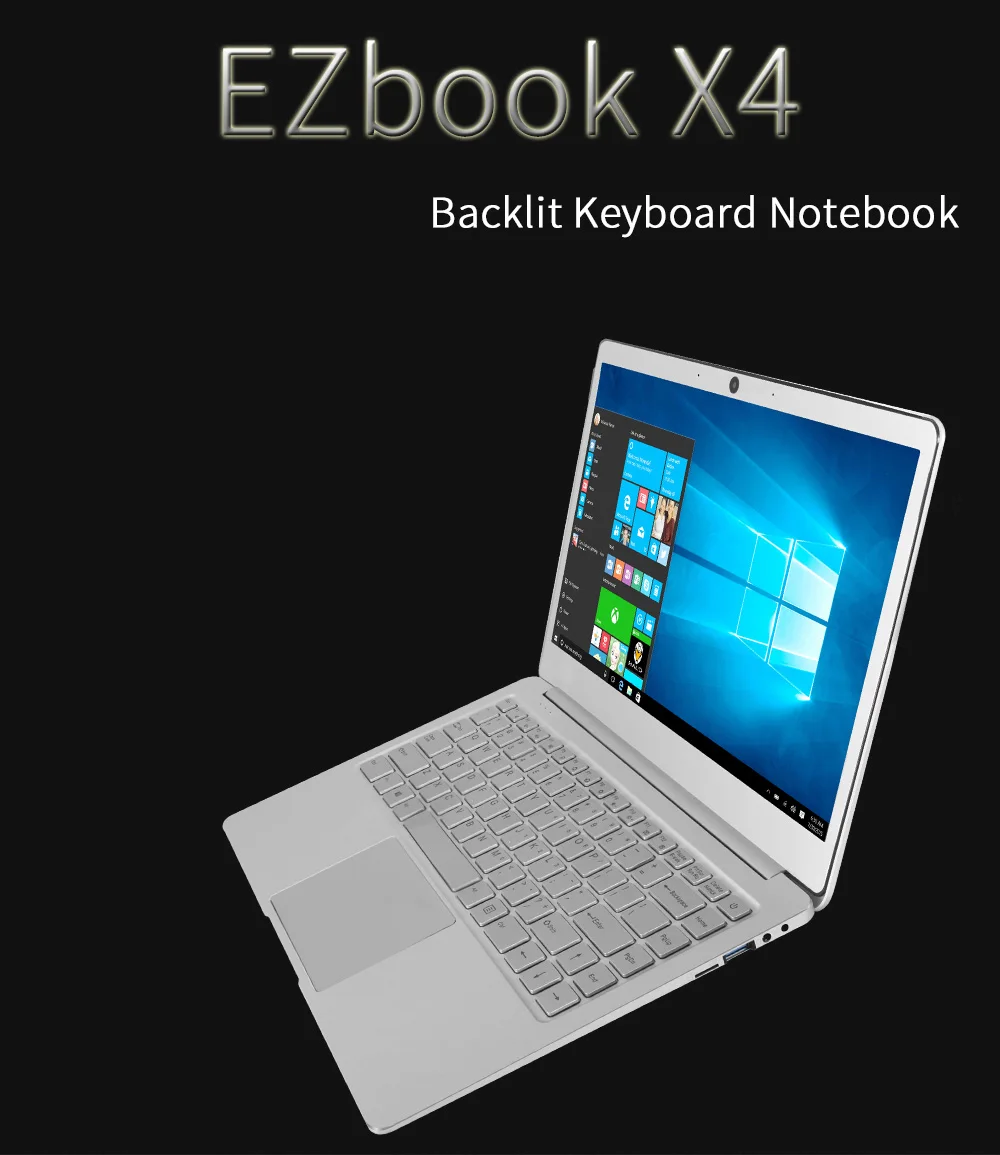 Новая версия! Jumper EZbook X4 ноутбук 1" ips металлический чехол ноутбук Intel Celeron J3455 6 ГБ 128 ГБ клавиатура с подсветкой 2,4G/5G Wifi