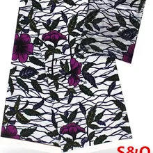 Горячая африканская ткань для свадебного платья африканская ткань для печати в нигерийском стиле 2+ 4 ярд шелковая ткань с кружевом, шифоновая ткань B2-C30