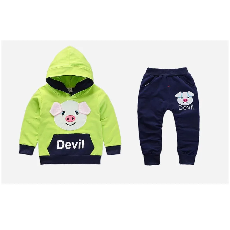 

2018 New Real Spiderman Baby Boy Clothing Set Cartoon Children Suit Leisure Sports Kids Spring Autumn Clothe Tracksuit For Bibs