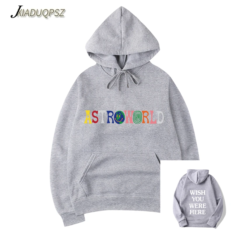 جديد ترافيس سكوت ASTROWORLD أتمنى لكم كانت هنا هوديس الأزياء إلكتروني ASTROWORLD هوديي الشارع الشهير رجل/امرأة البلوز البلوز