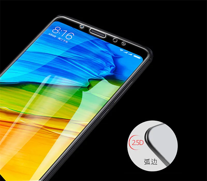 MLLSE 5D Curved Full Glue Screen Coverage Phone Tempered Glass For Xiaomi Redmi Note 5 Note 5 Pro Screen Protector Film Glass (3)