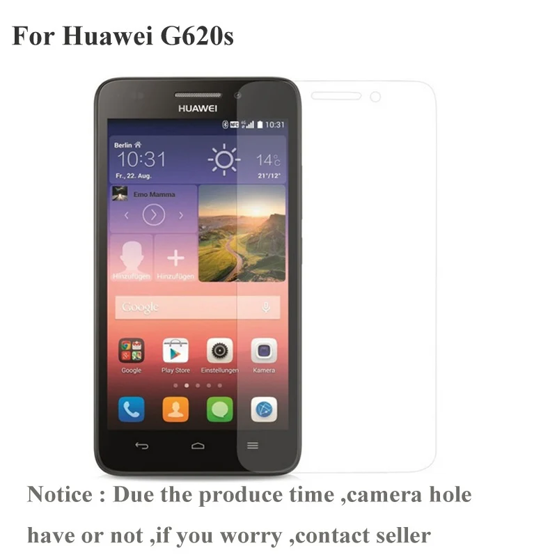 

2PCS Premium 2.5D Premium Tempered Glass film For Huawei Honor Play 4 C8817D G620S G620 Screen Protector with Clean tools