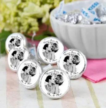 

personalize 540pcs Kisses from mr&mrwedding candy lables Chocolate stickers Hershey Kiss stickers Bridal Baby shower favors