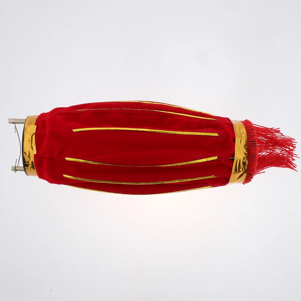 Red Chinese New Year Lantern Flocking Hanging Lantern Spring Festival Home Decoration