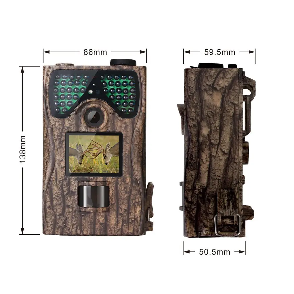 12MP Wildlife Hunting Camera Night Vision Infrared HD 1080P Scouting Game Camera Trap Trail Camera (27)