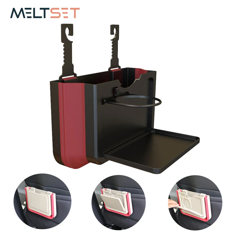 Car Seat Back Hanging Organizer Auto Folding Storage Holder Automoblie