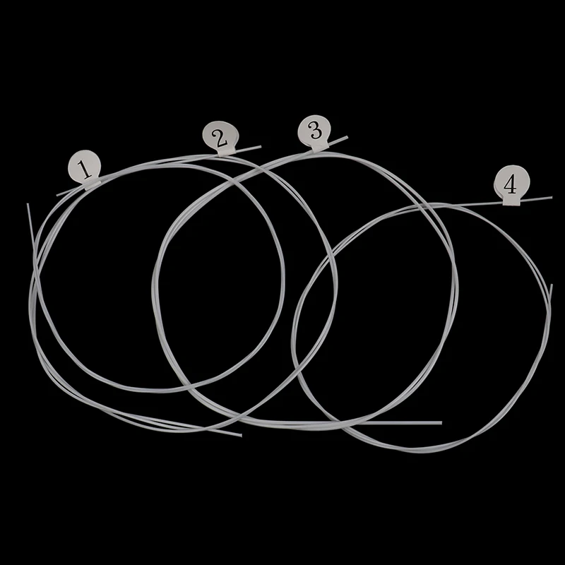 4 шт./компл. U105 белый нейлоновые гистограммы нейлоновое крепление для гитары Запчасти для авто для Укулеле