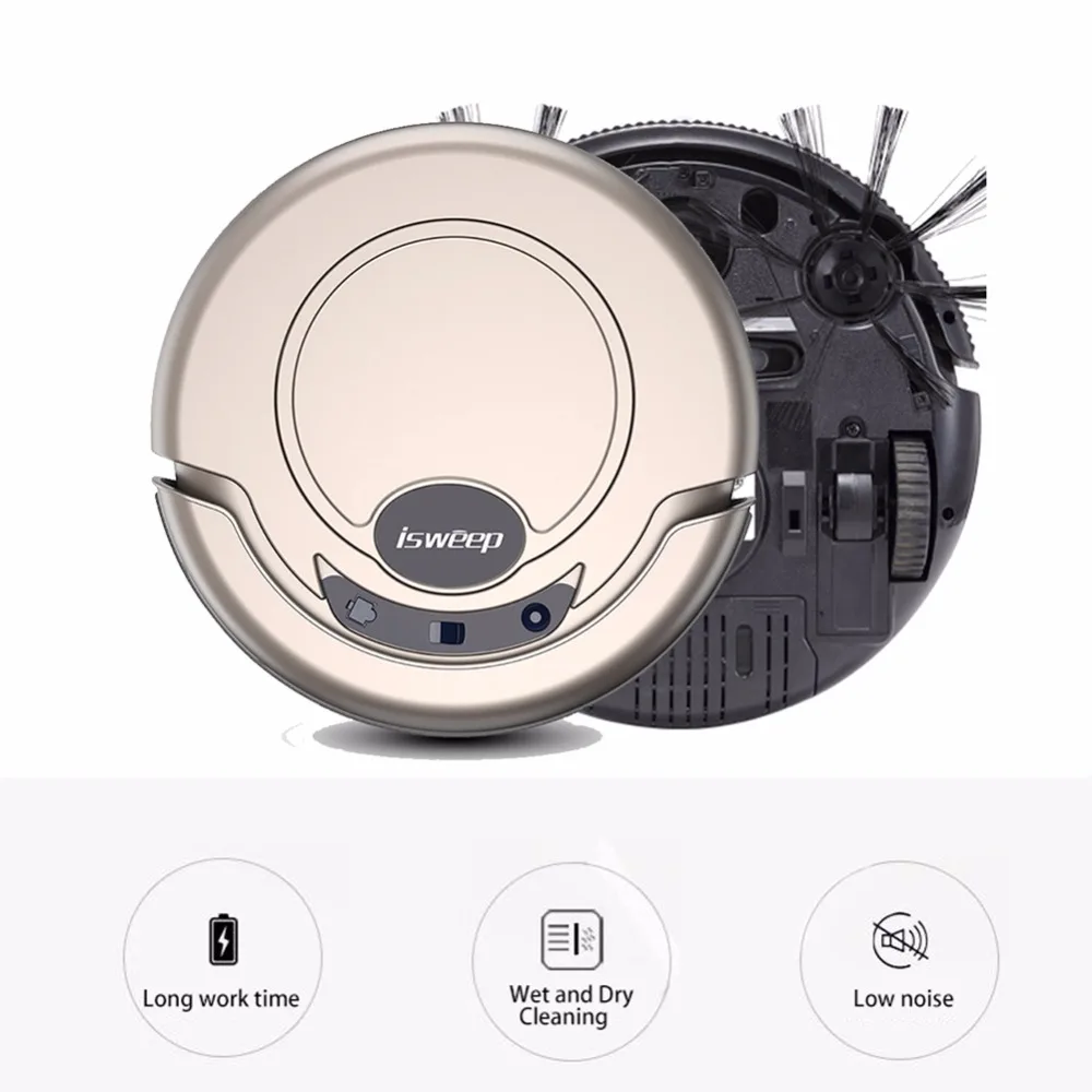 

ISWEEP S320 Home Intelligent Robot 1200PA 4 Working Modes Cleaner Dry and Wet Robot Vacuum Cleaner Smart Sweeper