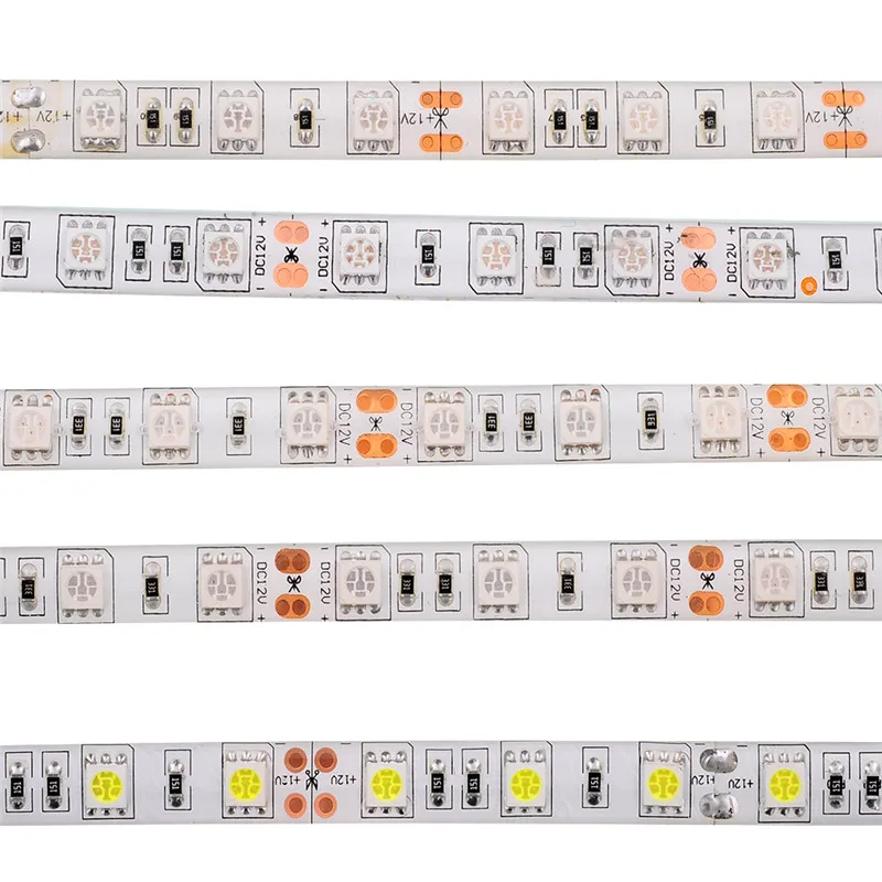 Светодиодный светильник s для ПК чехол 5050 SMD гибкая светодиодная лента светильник 12 В DC 18 светодиодный s фон PC компьютерный чехол клейкая лента светильник