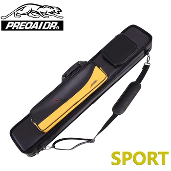 Pool Cue Case High Quality Handmade 12 Holes Case Billiard Pool Cue Bag 2 Colors Pool Stick Carrying Case 4 Butts 8 Shafts 2018 new preoaidr pool cue case billiard stick carrying case supreme cue case pool billiards premium case for kits