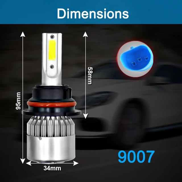 Nowości światła samochodowe żarówki LED H4 H7 9003 HB2 H11 LED H1 H3 H8 H9 880 9005 9006 H13 9004 9007 Auto reflektory 12V LED Light -