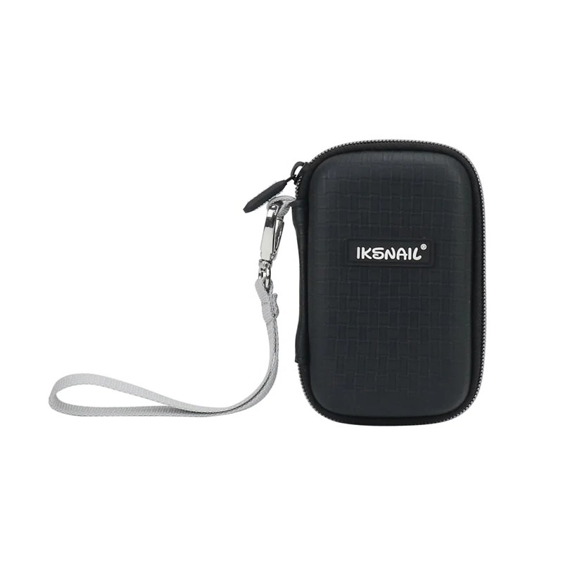 IKSNAIL Shockproof Hard Drive Carrying Earphone Case Pouch Bags For 3 Size Portable External HDD Power Bank Cable Accessories - Цвет: M BLACK