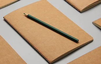 

A5 Kraft cover Notebook Dot Grid Paper Blank Paper Ruled Paper 40 Sheets 80 Pages