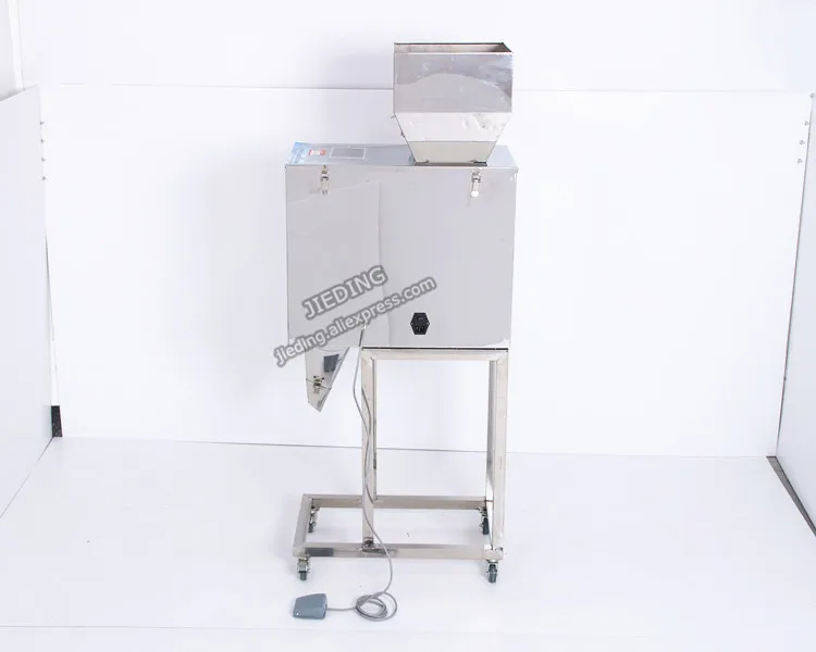 JIEDING автоматического розлива риса 5 кг Взвешивание стоя гранулированная пудра упаковочная машина для небольших Бизнес