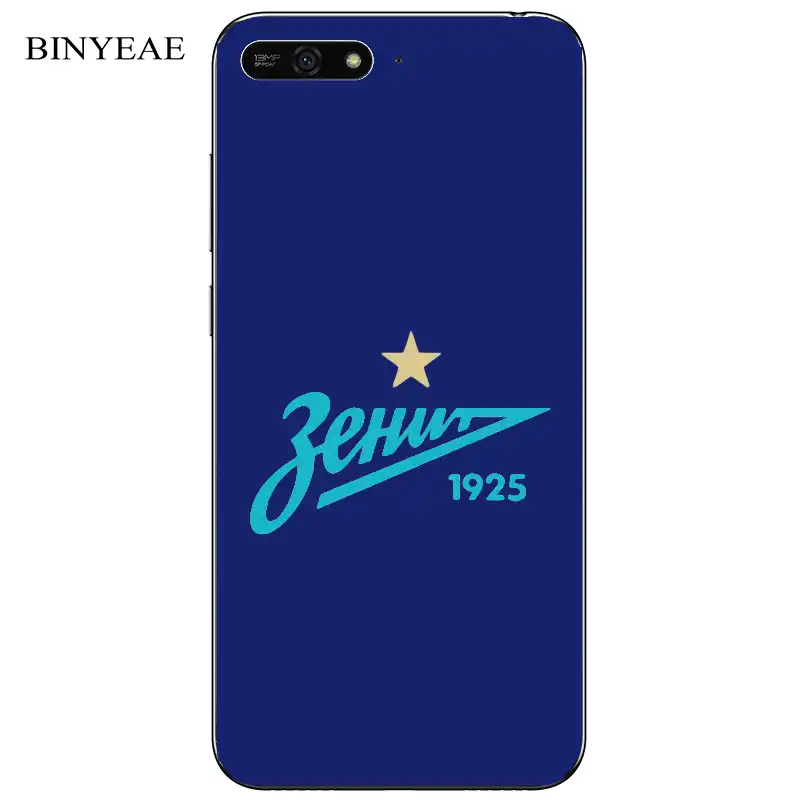 ФК Зенит логотип футбольного клуба силиконовый чехол для Huawei Honor 7 s 8 9 10 Lite 6A 6C 7A 7C Pro вид 10 20 телефон чехол футляр с рисунками