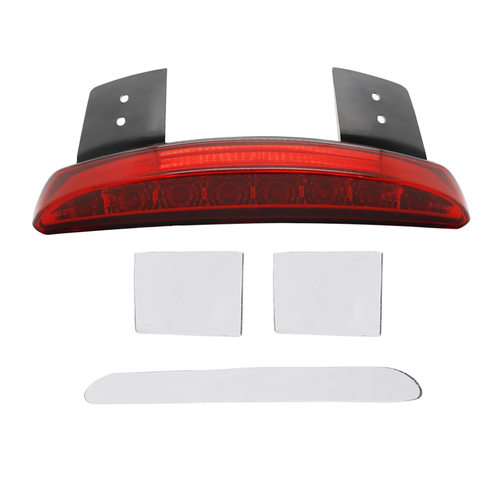 1pcs Motorcycle LED Red Lighting Chopped Fender Edge Smoked Tail Light Signal Light for Harley Sportster XL 883N XL1200V XL1200X (11)