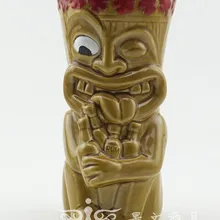 Нам тики кружка тики Гавайи коктейль Стекло чашку Керамика Искусства и ремесла украшения дома