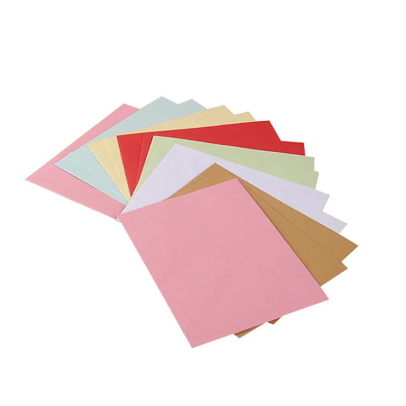10 шт./компл. 11,4 см X 16,2 8 цветов бумажные конверты Винтаж Ретро стиль конверт для офиса школы карты Скрапбукинг подарок