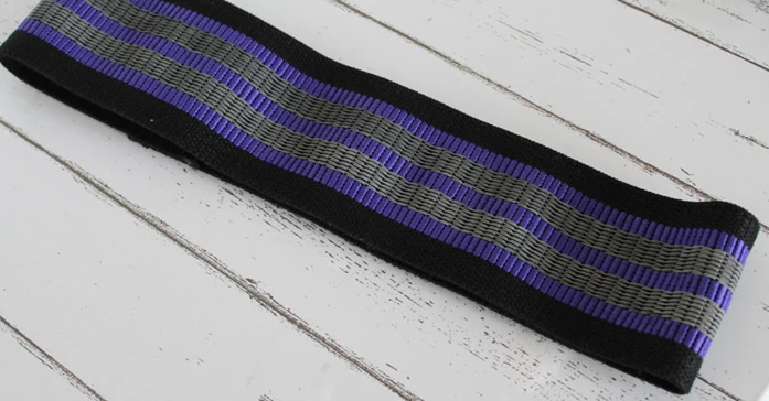 Purple 70cm-8cm Приседания хип кольцо Эластичная лента спортивная резиновая лента унисекс сопротивление Круг Йога Спортивные лосины ремень Эспандеры - Цвет: Purple 70cm-8cm