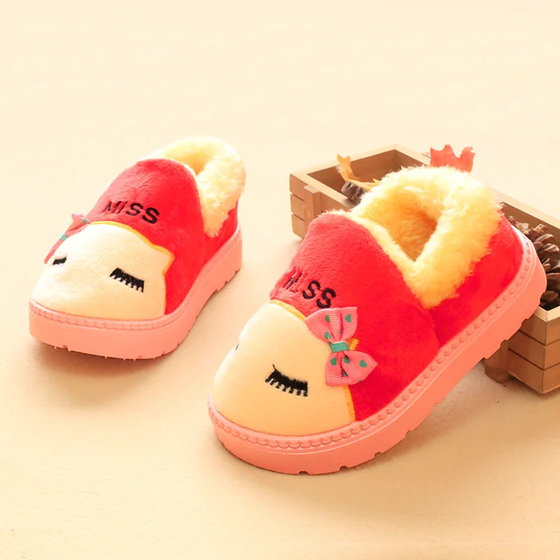Г. Зимняя обувь для маленьких мальчиков и девочек от 1 до 7 лет Детская домашняя обувь из хлопка теплые тапочки детская повседневная обувь