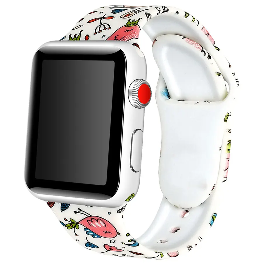 Ремешок apple watch band correa apple watch 4 3 38 мм 42 мм iwatch band 44 мм 40 мм спортивный силиконовый браслет ремень reloj аксессуары ремешок для apple watch 4 3