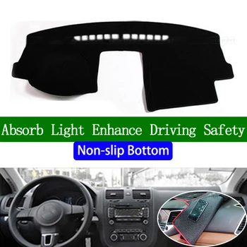 

For Volkswagen sagitar golf 5 2006 2007 2008-2011 Non-slip Bottom Dashboard Cover Decals Car Stickers Interior Car Accessories