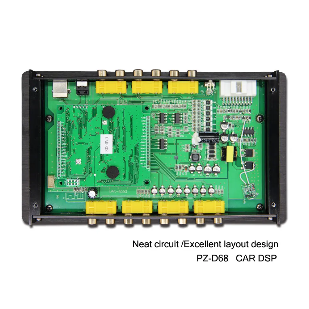  PUZU Pure Digital signal processor 6CH to 8CH Car DSP 31band EQ tuning support computer software ad