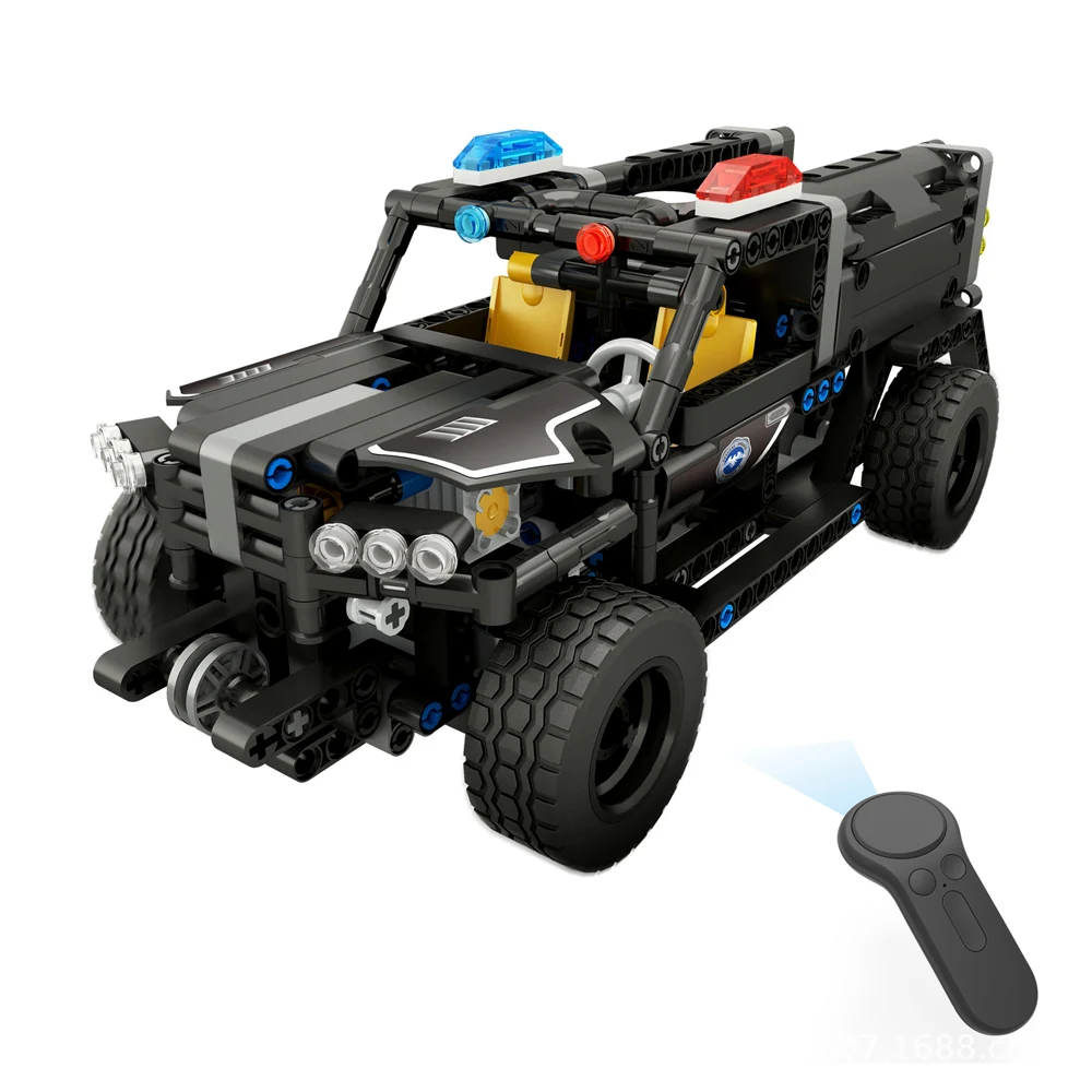 

Assembly Electric Special Vehicle Remote Control Building Blocks Car Toy Children's Day gift