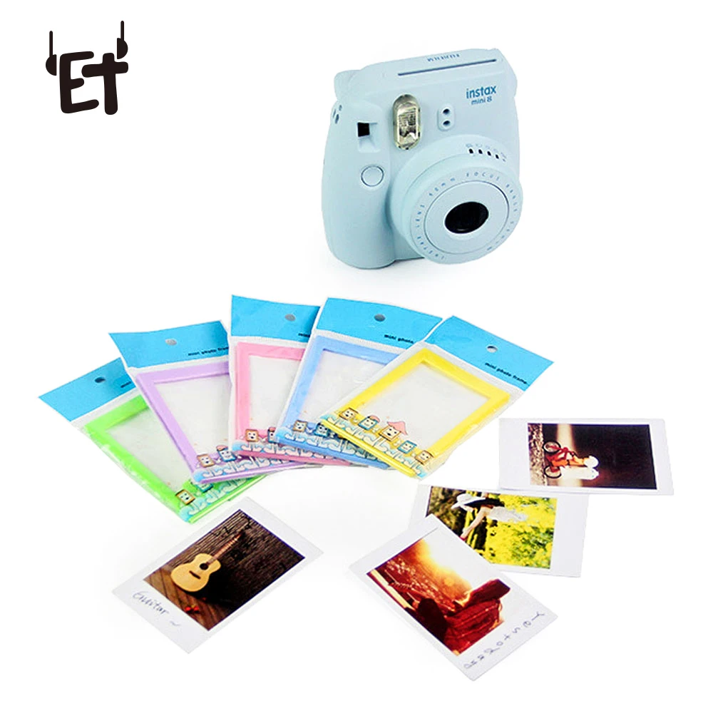 

ET 9 in 1 Instant Film Album Bundles Camera Bag Kit w/ Photo Frame/Decor Sticker for Fujifilm Instax Mini Camera Case Accessory