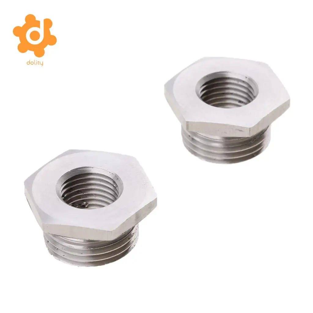 Stainless Steel O2 Sensor Plug Adapter 18mm to 12mm Exhaust Pipe for  