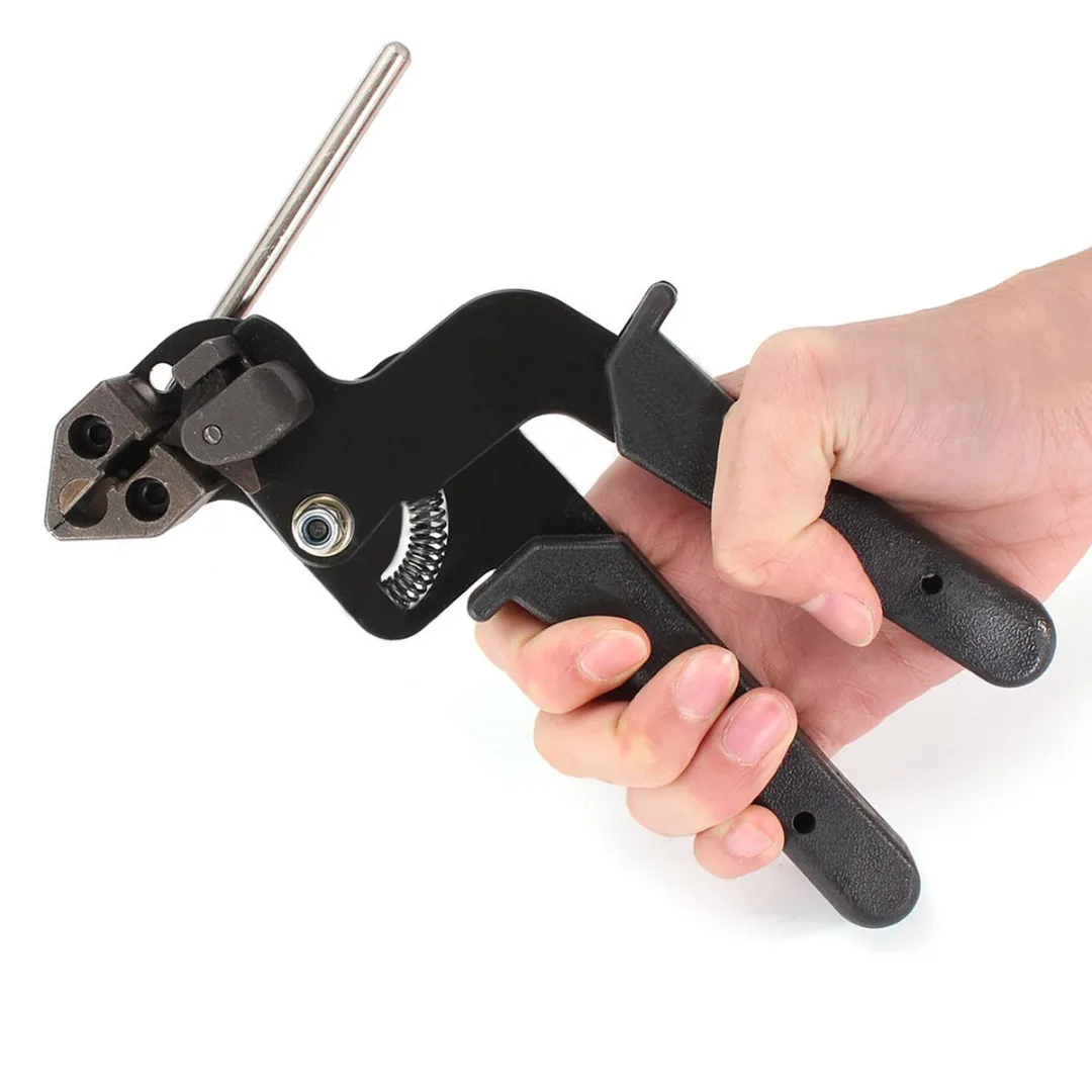 Heavy Duty Stainless Steel Cable Tie Tool Fasten Pliers Crimper Tensioner Cutter