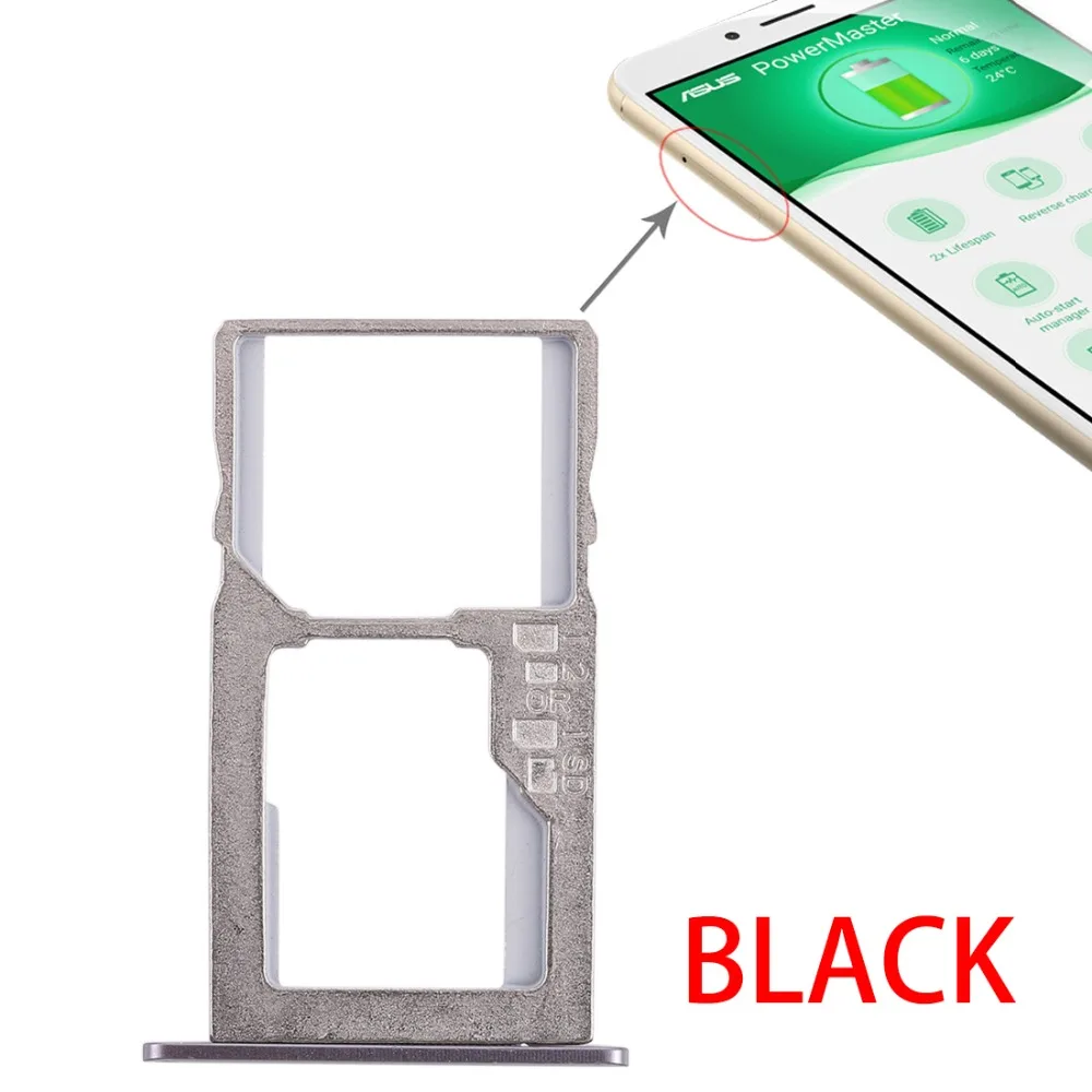

SIM Card Tray + Micro SD Card Tray for Asus Zenfone 3 Max ZC553KL