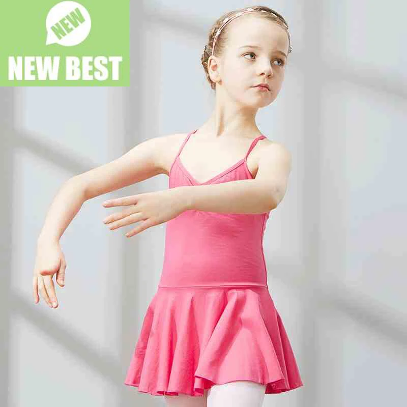 Gymnastics Leotard For Girls Pure Cotton Daily Ballet Spaghetti Tight ...