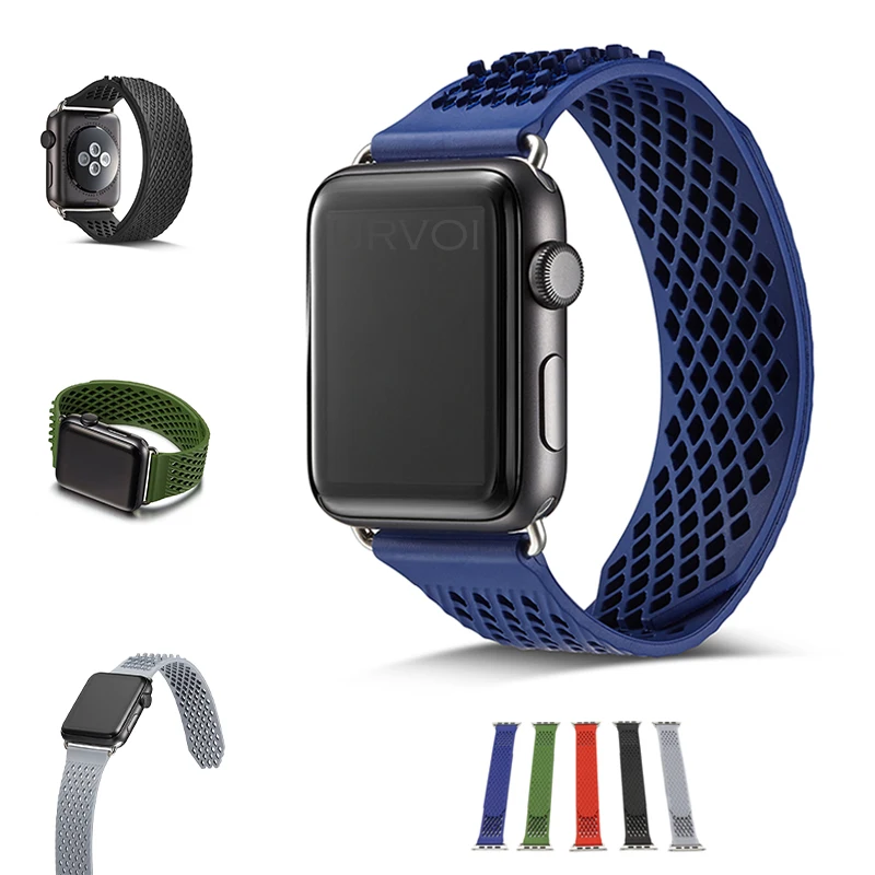 URVOI band for Apple Watch series 4 3 2 1 fluoroelastomer