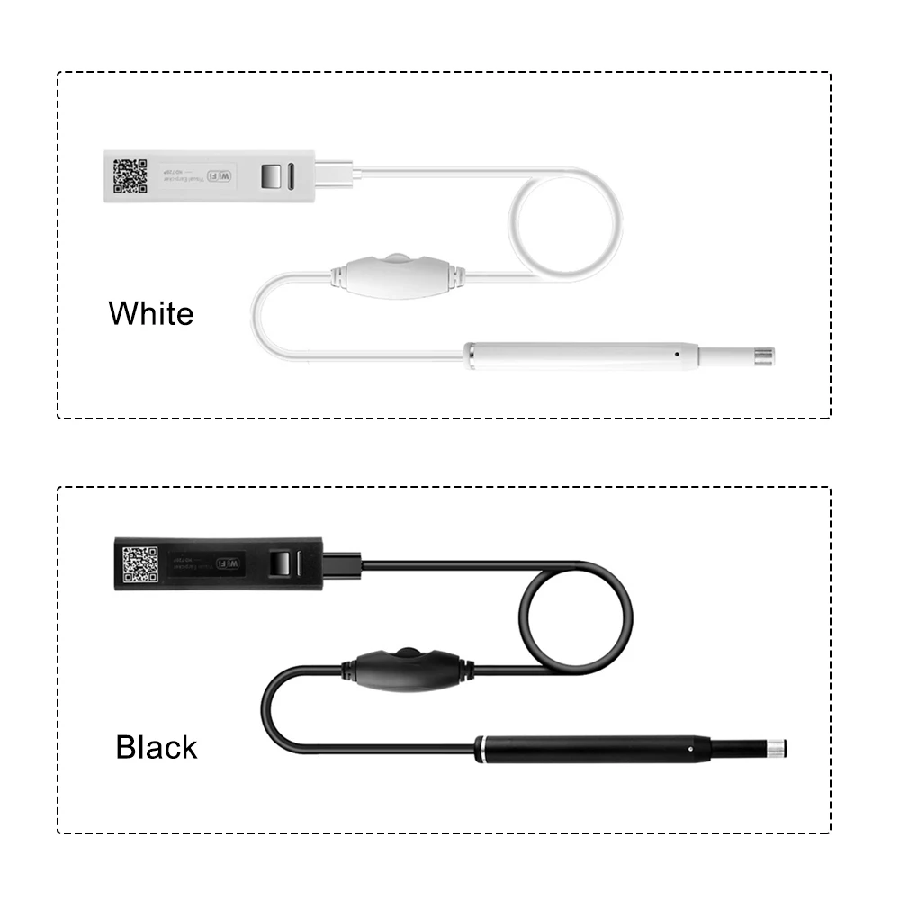 Беспроводной отоскоп WiFi эндоскоп камера 5,5 мм HD 720P объектив визуальный ушной воск чистящие инструменты Earpick для IOS Android MAC Windows PC
