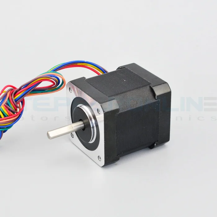 

Nema 17 Unipolar Stepper 12V 0.9 deg 0.4A 32Ncm dual shaft stepper motor high precision motor for 3D Printer Robot D-cut Shaft
