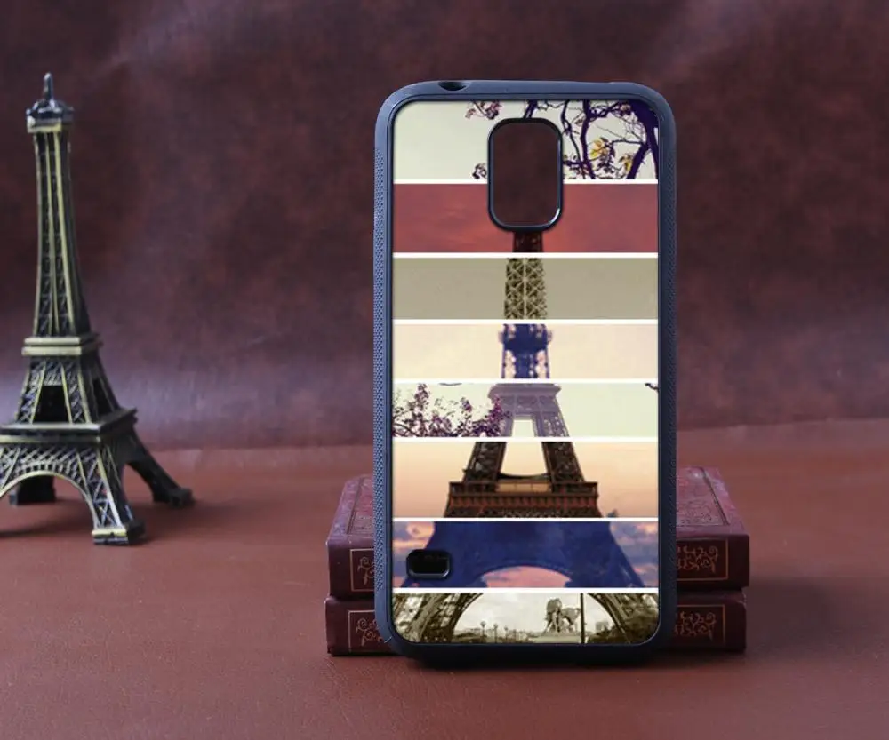 2015 Promotion Top Fasion Eiffel Tower Protective Cover For Samsung Galaxy S5 Wholesale Retail Free shipping S50301 |