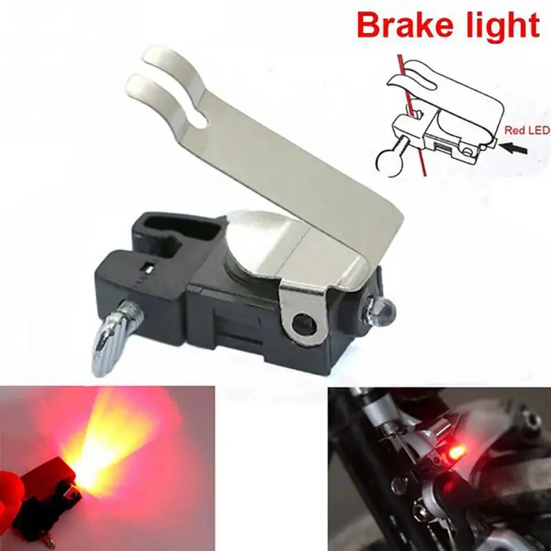 Excellent Waterproof Cycling Brake Bike Light Mount Tail Rear Bicycle Light LED High Brightness Red LED lamp Cycling Accessories #H915 3