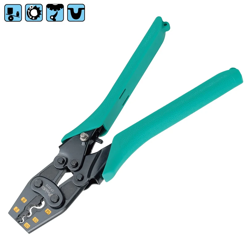 

CP-251B Y.O Insulated terminal ratchet Crimping pliers Crimping Tool Terminal clamp ratchet Crimping tool pliers pressing pliers