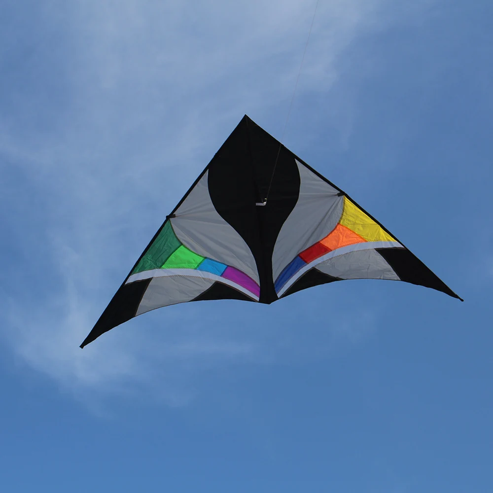 

300*135cm Single Line Kite Huge Delta-shape Kite Flyer Triangle Assembled Kite Children Adults For Fun Perfect for Vacation