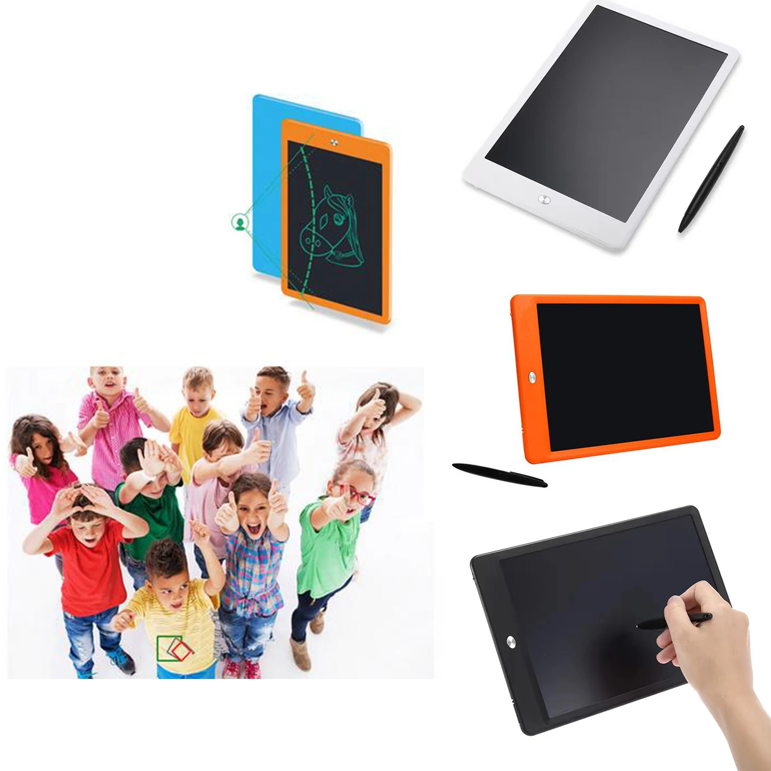 

New 10'' LCD Writing Tablet For Children Gift Digital Graphic Drawing Tablets Electronic Handwriting Pad Paint Board Kids gift U