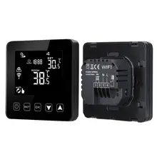 WiFi Programmable Thermostat Echo Alexa Voice Control Electric Floor Heating Room Temperature Control 16A 100-240V WiFi Programmable Thermostat Echo Alexa Voice Control Electric Floor Heating Room Temperature Control 16A 100-240V