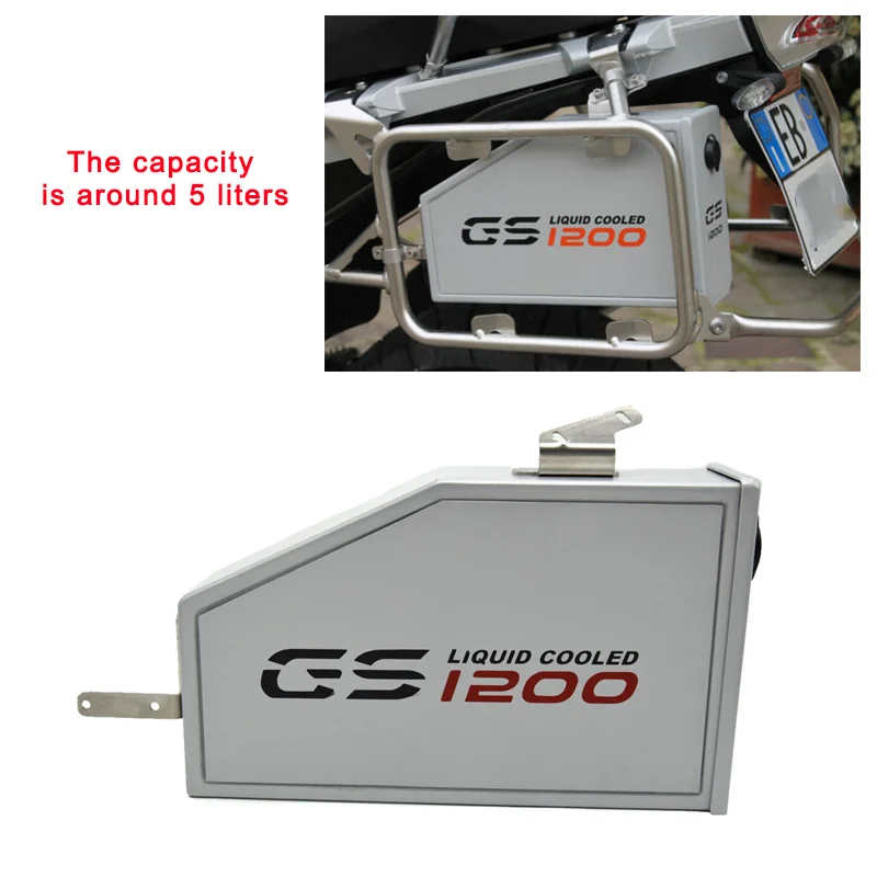 

5 liters Capacity of Decorative Aluminum Box Toolbox Suitable for BMW R1200GS LC Adventure Water-cooled 13-17 side Box Bracket