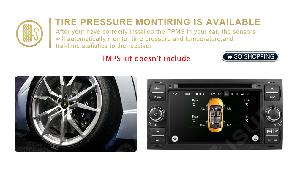 Sale Isudar Car Multimedia Player GPS Android 8.0 2 Din Stereo System Radio For Ford/Focus/Mondeo/Kuga Octa Core Wifi Microphone DVR 19