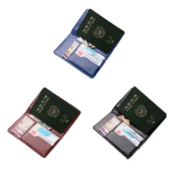 

Sell at a loss! Travel Passport Holder ID Card Case Leather Slim Cover Credit Organizer Protector Passport Cover 15x10x2cm